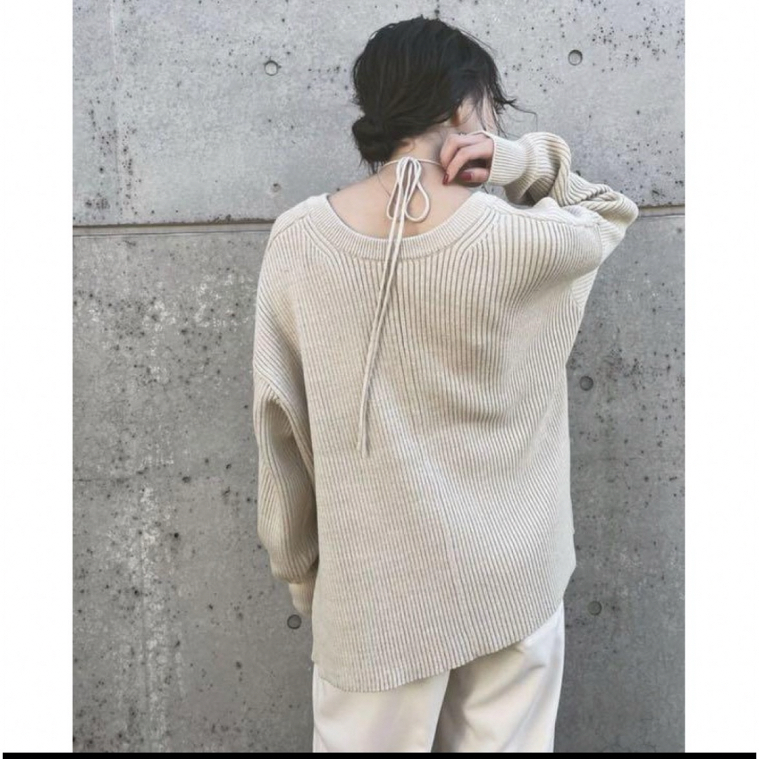 CLANE(クラネ)のCLANE☆MIX COLOR STRING WIDE KNIT TOPS レディースのトップス(ニット/セーター)の商品写真