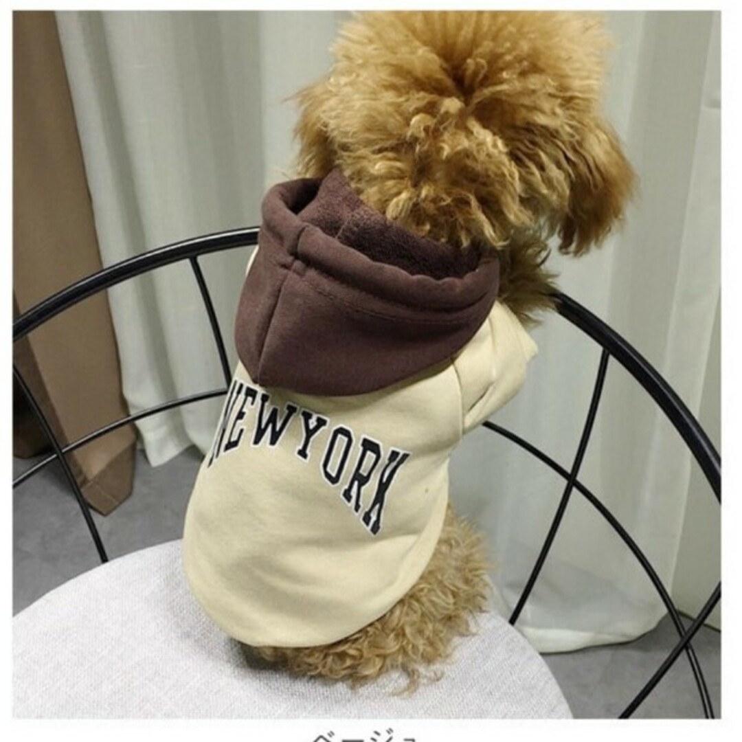 犬　パーカー　S ハンドメイドのペット(ペット服/アクセサリー)の商品写真