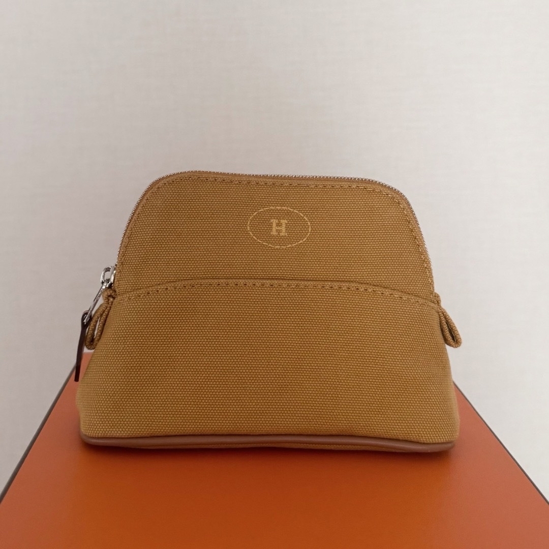 HERMES - ボリードポーチ ミニミニ オークル 100周年限定 ポーチ HERMES - ボリードポーチ ミニミニ オークル 100周年限定 ポーチ