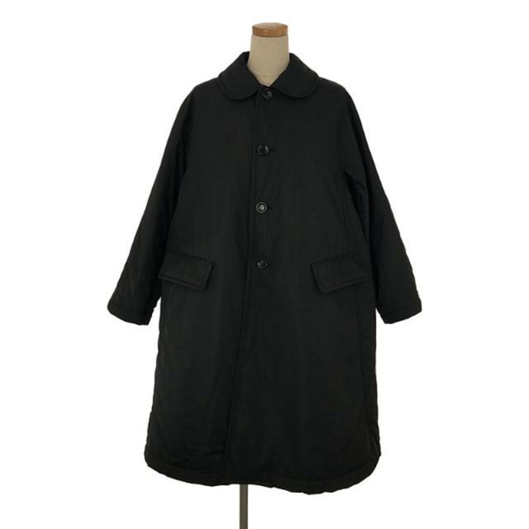 レディースCOMME des GARCONS COMME des GARCONS / コムコム | 丸襟 中綿 Aラインロングコート | XS | ブラック | レディース