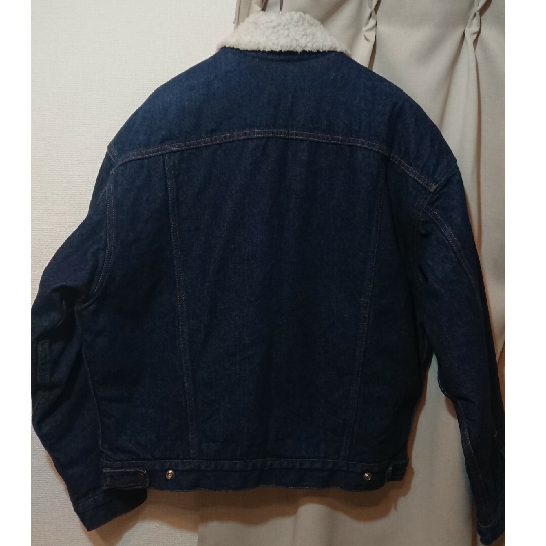 濃紺 90s Levi's Y2K デニムボアジャケット Lサイズ39sの濃紺90sLevi