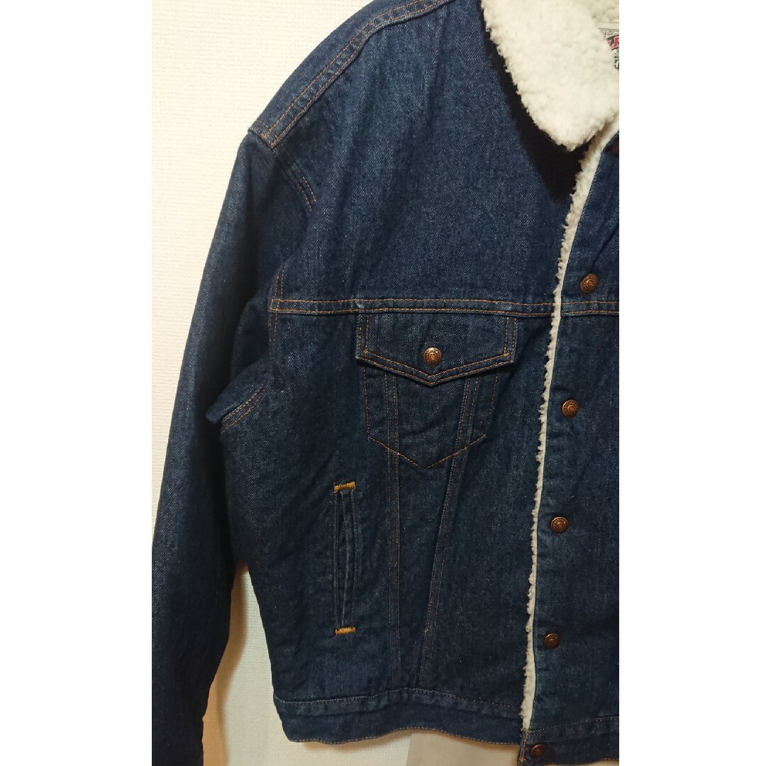 濃紺 90s Levi's Y2K デニムボアジャケット Lサイズ39sの濃紺90sLevi