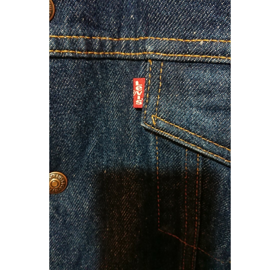 Levi's(リーバイス)の濃紺 90s Levi's Y2K デニムボアジャケット Lサイズ メンズのジャケット/アウター(Gジャン/デニムジャケット)の商品写真