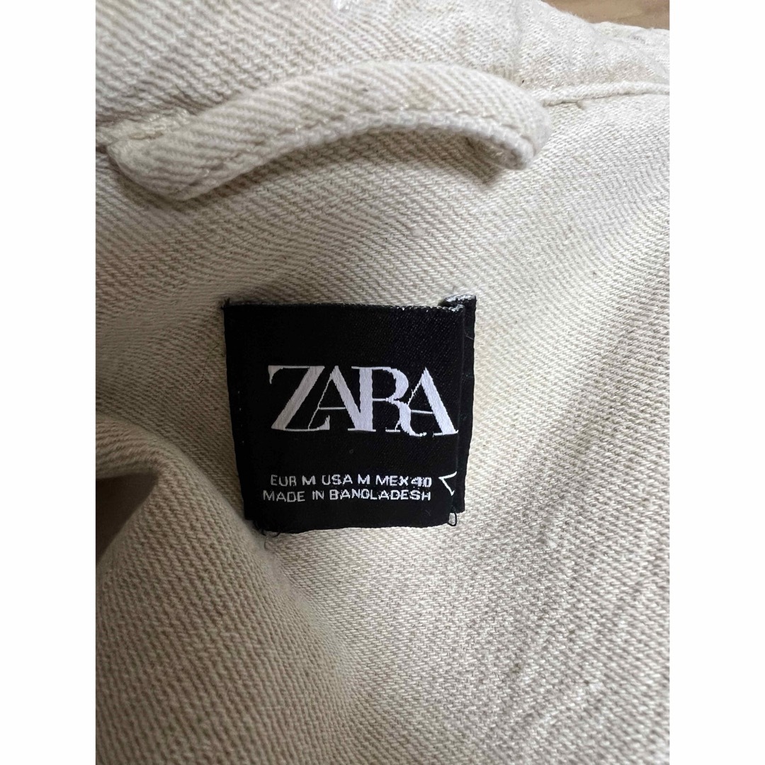ZARA(ザラ)の新品未使用　ZARA ベージュ　シャツ メンズのトップス(シャツ)の商品写真
