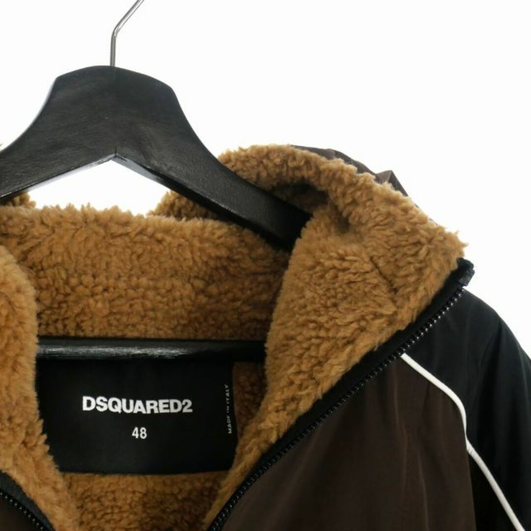 DSQUARED2(ディースクエアード)のディースクエアード SPORTS JACKETS フーデッドコート 48 茶 メンズのジャケット/アウター(その他)の商品写真