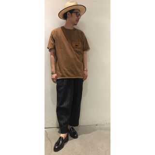 ブリーフィング(BRIEFING)のチップ様専用　ブラウン/ベージュ &チャンピオンT-1011 ２枚セット 計４枚(Tシャツ/カットソー(半袖/袖なし))