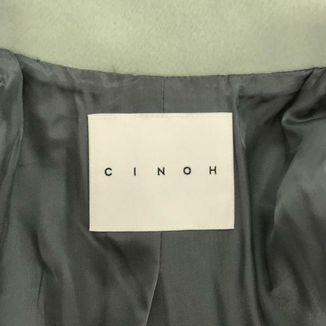 CINOH(チノ)の【美品】  CINOH / チノ | 2018AW | ウール チェスターコート | 36 | ミント | レディース レディースのジャケット/アウター(その他)の商品写真