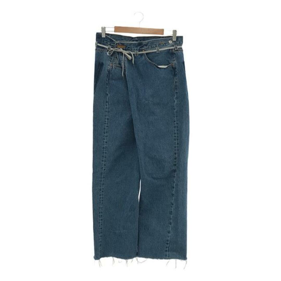 その他MAISON EUREKA / メゾンエウレカ | Levi's / リーバイス ヴィンテージ リメイク 再構築 カットオフ ラップ ワイド デニムパンツ | M | インディゴ | メンズ