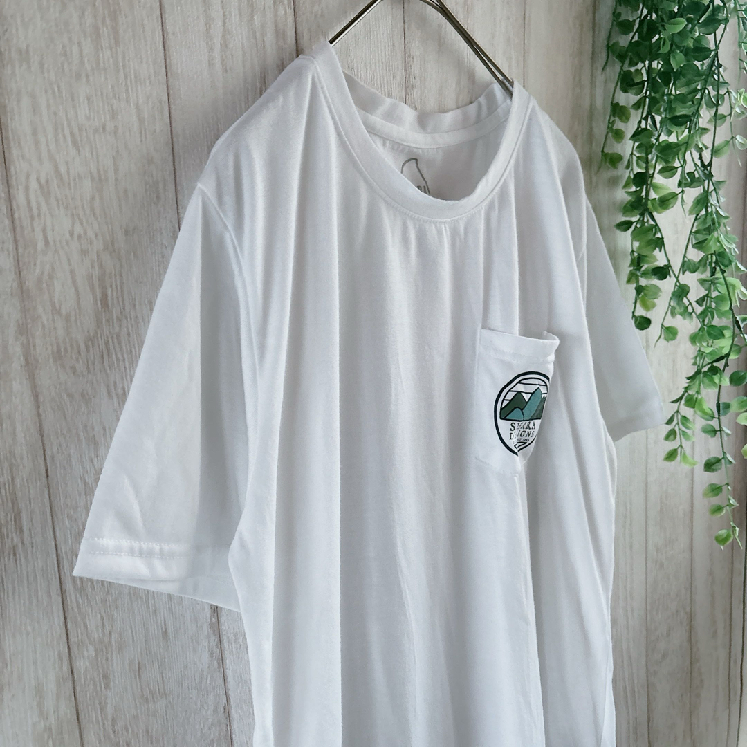 SIERRA DESIGNS(シェラデザイン)のsierra designs【M】シンプル オーバー サイズ Tシャツ ホワイト メンズのトップス(Tシャツ/カットソー(半袖/袖なし))の商品写真