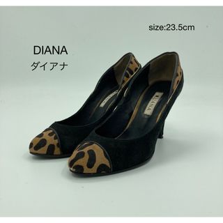 ダイアナ　DIANA   シースルパンプス　レオパード　ヒョウ柄