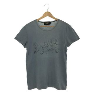 ダブルアールエル(RRL)のRRL / ダブルアールエル | ロゴ クルーネックTシャツ | XS | ライトブルー | メンズ(Tシャツ/カットソー(半袖/袖なし))