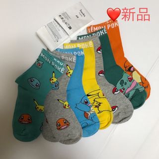 エイチアンドエム(H&M)の新品★ポケモン靴下7足セットH&M(靴下/タイツ)