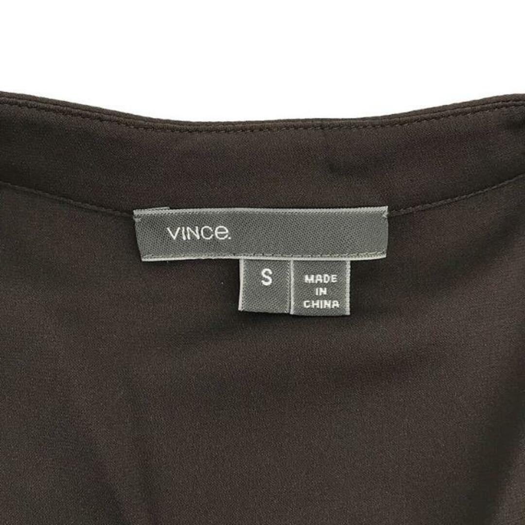 Vince(ビンス)のVince / ヴィンス | シルクプルオーバーブラウス | S | ダークブラウン | レディース レディースのトップス(シャツ/ブラウス(長袖/七分))の商品写真