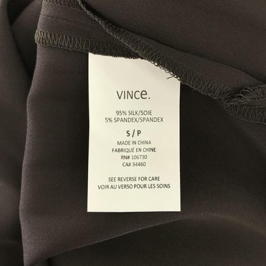 Vince(ビンス)のVince / ヴィンス | シルクプルオーバーブラウス | S | ダークブラウン | レディース レディースのトップス(シャツ/ブラウス(長袖/七分))の商品写真