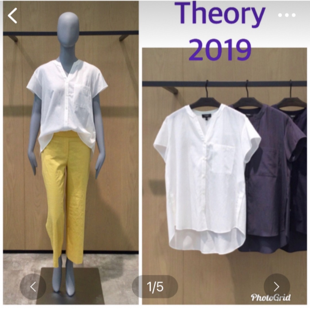 Theory luxe(セオリーリュクス)の専用　flow rinka 2 Theory luxe 2023 レディースのトップス(シャツ/ブラウス(半袖/袖なし))の商品写真