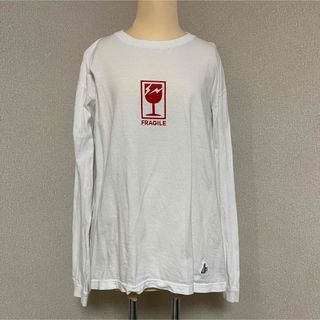 8528【即完売モデル】FR2☆BOXロゴ定番カラーロングtシャツ　美品古着屋あっと