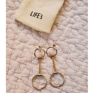 トゥデイフル(TODAYFUL)のLife's フープピアス シルバー TODAYFUL(ピアス)