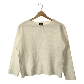 ニードルス(Needles)のNeedles / ニードルス | Boat neck L/S Tee -Rib Jersey リブジャージー ボートネック ロングスリーブ Tシャツ | XS | ホワイト | レディース(Tシャツ(長袖/七分))