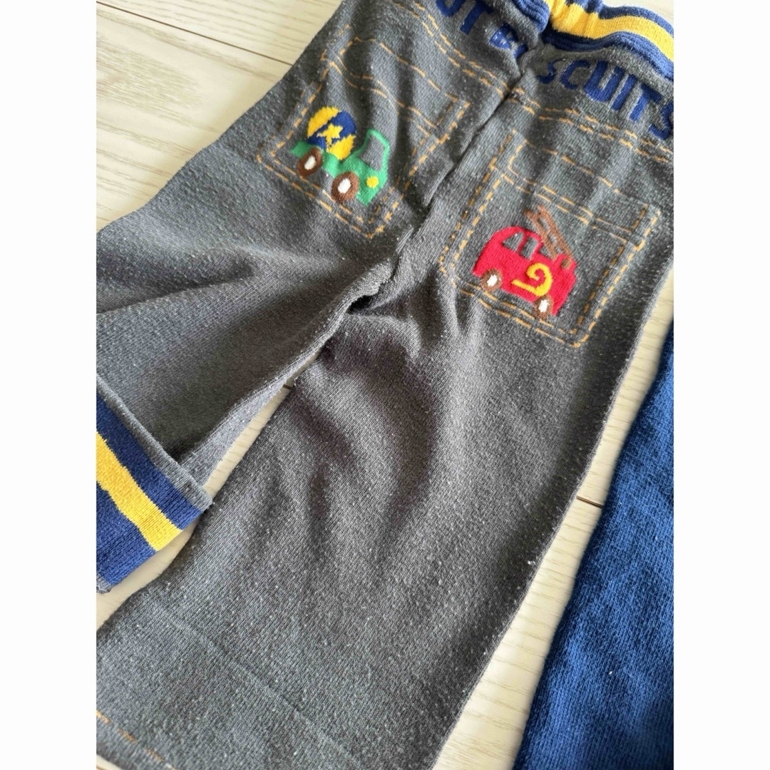 ミキハウス　ホットビスケット　ズボン　2枚セット キッズ/ベビー/マタニティのベビー服(~85cm)(パンツ)の商品写真