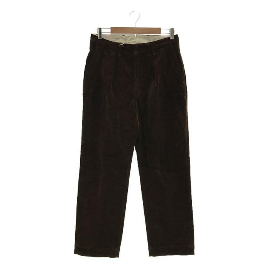 PHIGVEL(フィグベル)の【美品】  PHIGVEL / フィグベル | 2023AW | Corduroy Work Trousers / コーデュロイ タック トラウザーズ パンツ | 30 | CHESTNUT BROWN | メンズ メンズのパンツ(その他)の商品写真