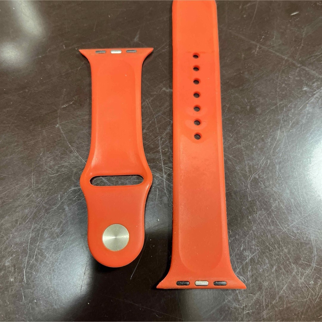 Apple Watch(アップルウォッチ)のApple Watch ラバーベルト42/44mm RED メンズの時計(ラバーベルト)の商品写真