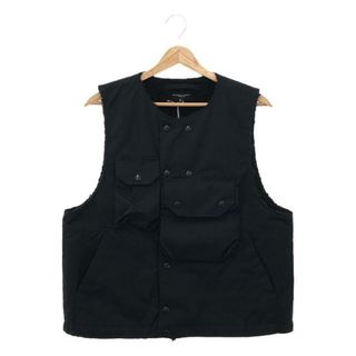 エンジニアードガーメンツ(Engineered Garments)の【美品】  Engineered Garments / エンジニアドガーメンツ | Cover Vest -PC Poplin / ボア カバーベスト | S | ネイビー | メンズ(ベスト)