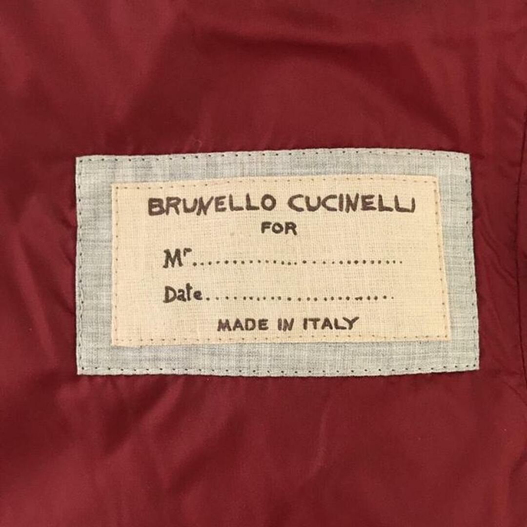 BRUNELLO CUCINELLI(ブルネロクチネリ)の【美品】  BRUNELLO CUCINELLI / ブルネロクチネリ | フルジップ ダウンべスト | S | グレー | メンズ メンズのトップス(ベスト)の商品写真