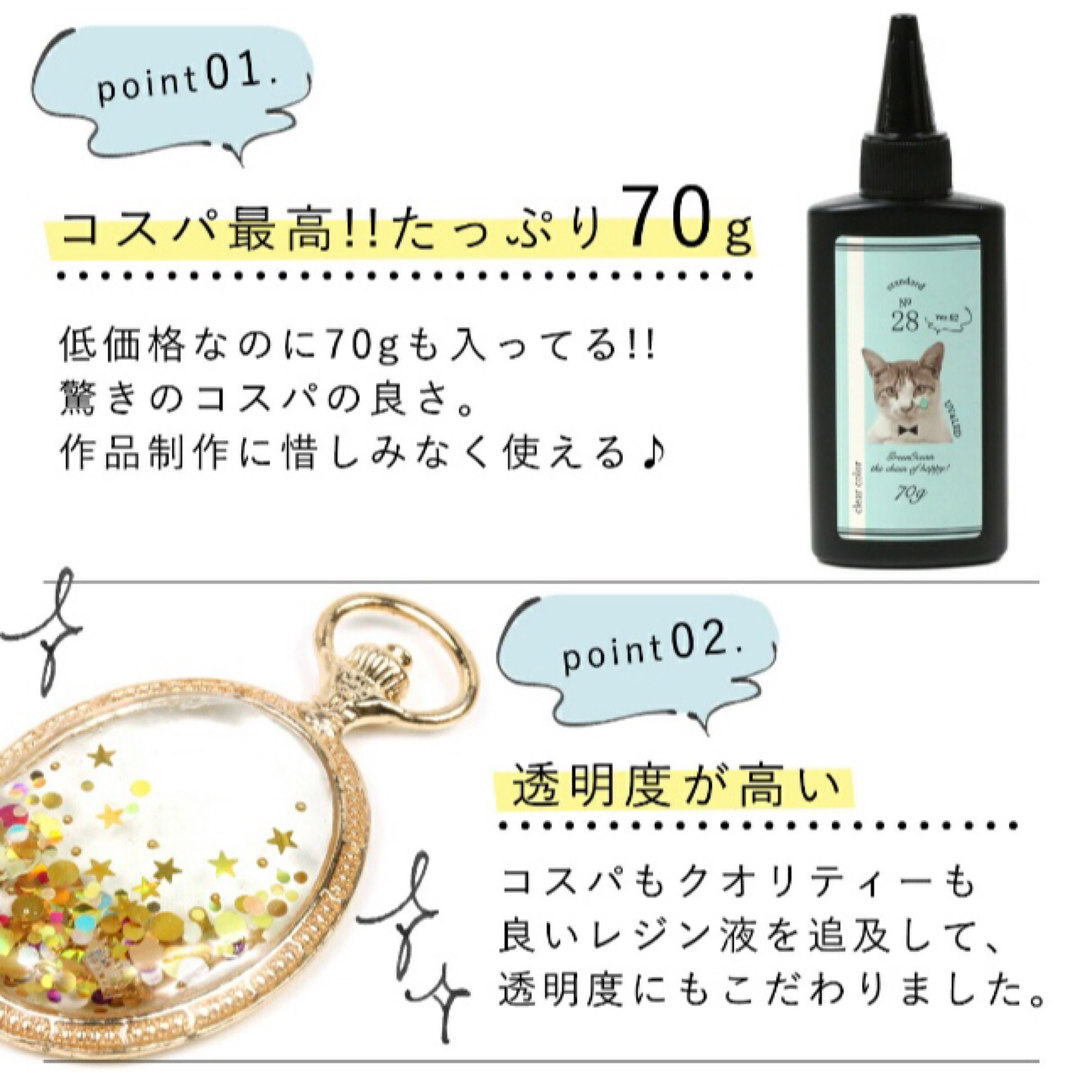 大人気‼️まさるの涙 70g×2（通常タイプ）ハンドメイド 素材 ハンドメイドの素材/材料(各種パーツ)の商品写真