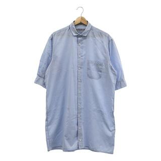 インディヴィジュアライズドシャツ(INDIVIDUALIZED SHIRTS)のINDIVIDUALIZED SHIRTS / インディビジュアライズドシャツ | コットン 7分袖 ロングシャツ | ライトブルー | レディース(シャツ/ブラウス(長袖/七分))