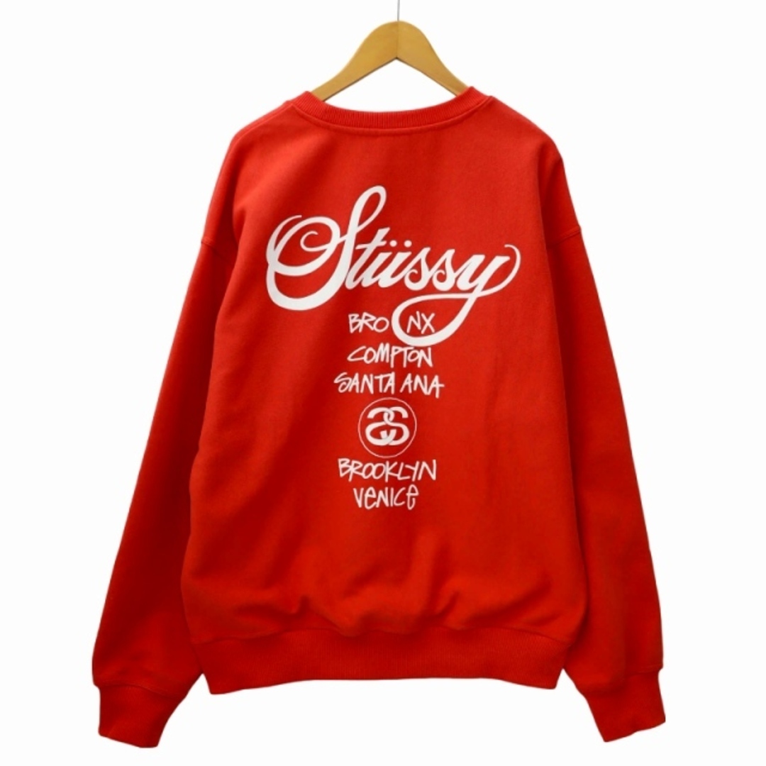 STUSSY(ステューシー)のステューシー 23AW ワールドツアー プリント スウェット トレーナー XL メンズのトップス(その他)の商品写真