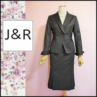 【J＆R】スカートスーツ　ウール　シルク混　S　お仕事　ビジネス　訳有