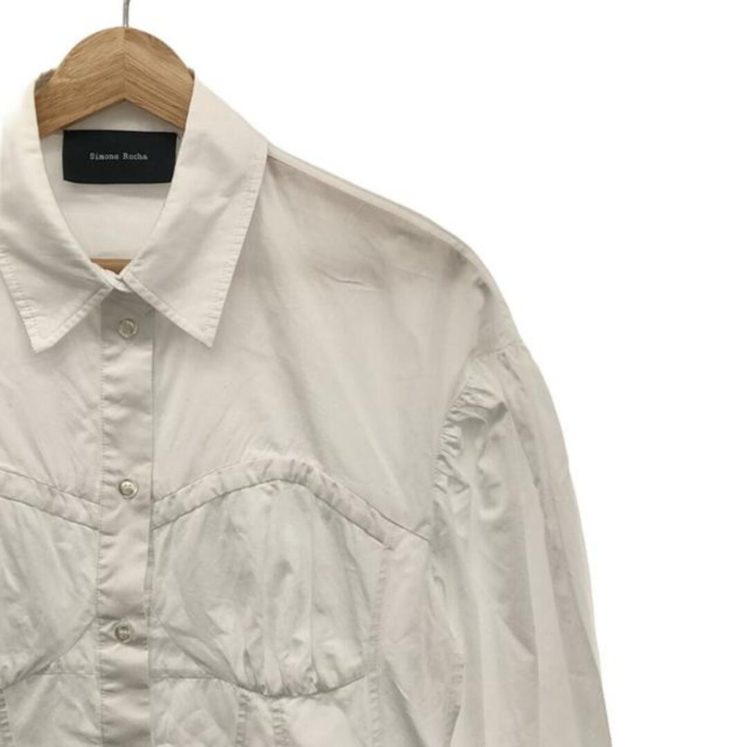 Simone Rocha / シモーネロシャ | コットン パネル切替 シャツ Simone Rocha / シモーネロシャ | コットン パネル切替 シャツ
