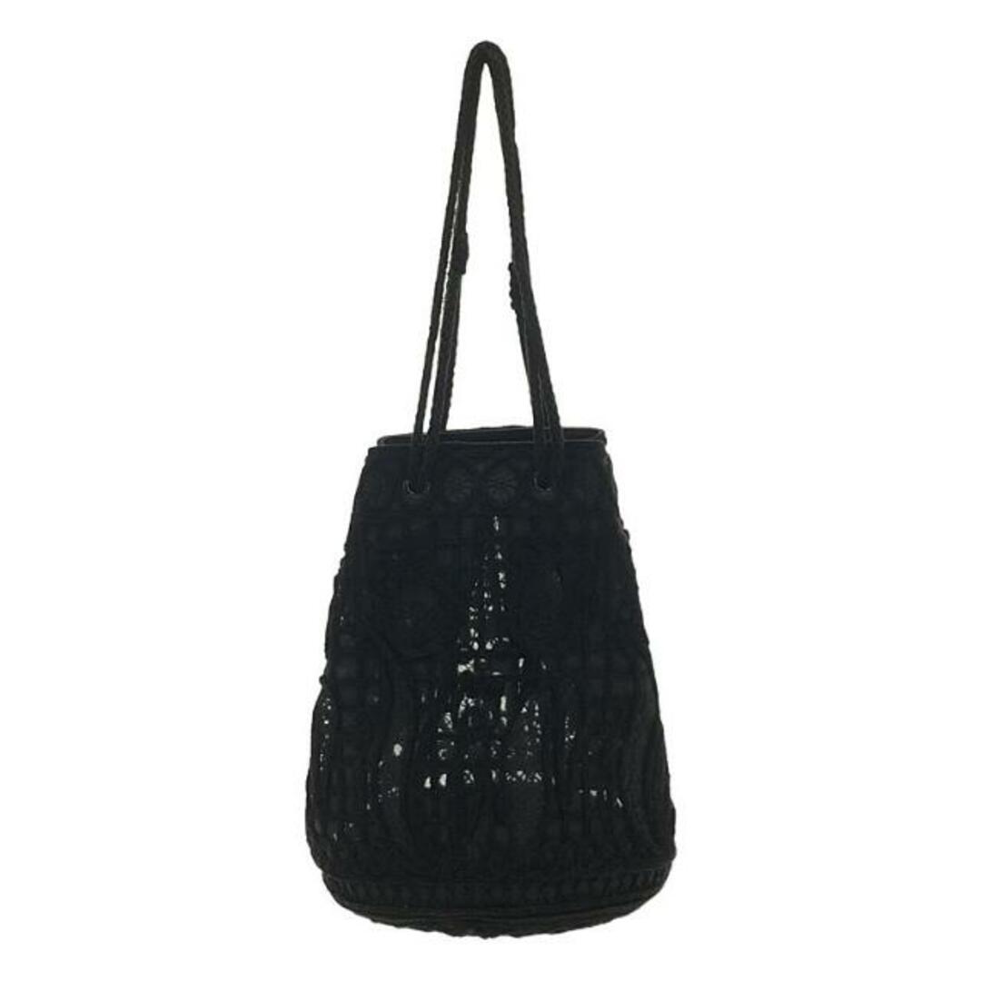 バッグMame Kurogouchi / マメクロゴウチ | 2022FW | Cord Embroidery Bucket Bag  トートバッグ | ‐ | ブラック | レディース