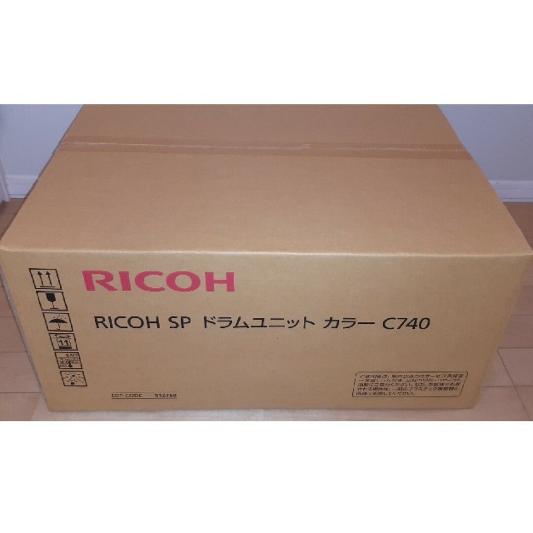 RICOH(リコー)のRICOH SP ドラムユニット カラー C740 インテリア/住まい/日用品のオフィス用品(OA機器)の商品写真