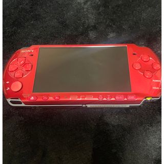 プレイステーションポータブル(PlayStation Portable)の　psp3000本体　レッド(携帯用ゲーム機本体)