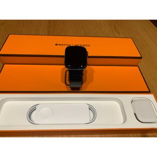 エルメス(Hermes)のApple Watch HERMES series8 ブラック45mm(腕時計(デジタル))