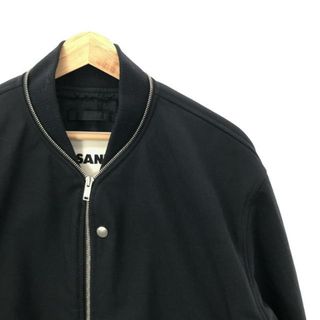 ジルサンダー(Jil Sander)のJIL SANDER / ジルサンダー | 2022AW | ウールギャバ 中綿 ボンバージャケット / 総裏地 | 48 | ダークネイビー | メンズ(その他)