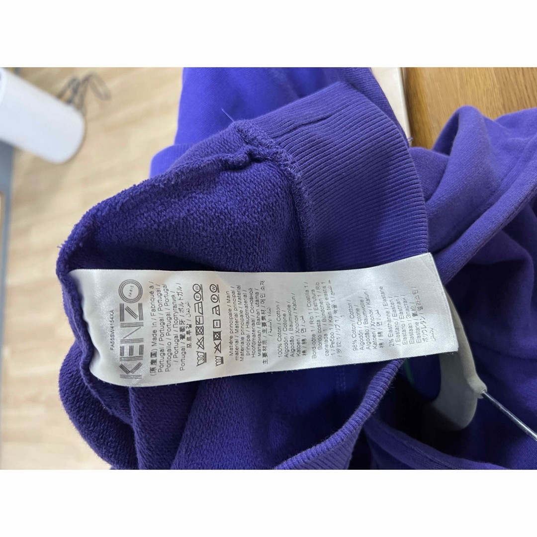KENZO - 廃盤 希少 美品 KENZO タイガー パーカー 紫 purple Mの KENZO - 廃盤 希少 美品 KENZO タイガー パーカー 紫 purple Mの