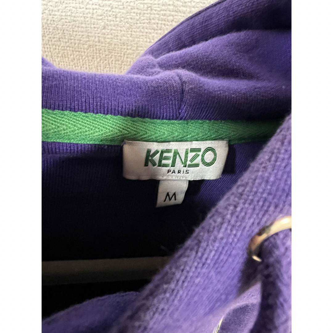 KENZO - 廃盤 希少 美品 KENZO タイガー パーカー 紫 purple Mの KENZO - 廃盤 希少 美品 KENZO タイガー パーカー 紫 purple Mの