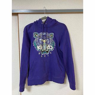 ケンゾー(KENZO)の廃盤　希少　美品　KENZO タイガー　パーカー　紫　purple M(パーカー)