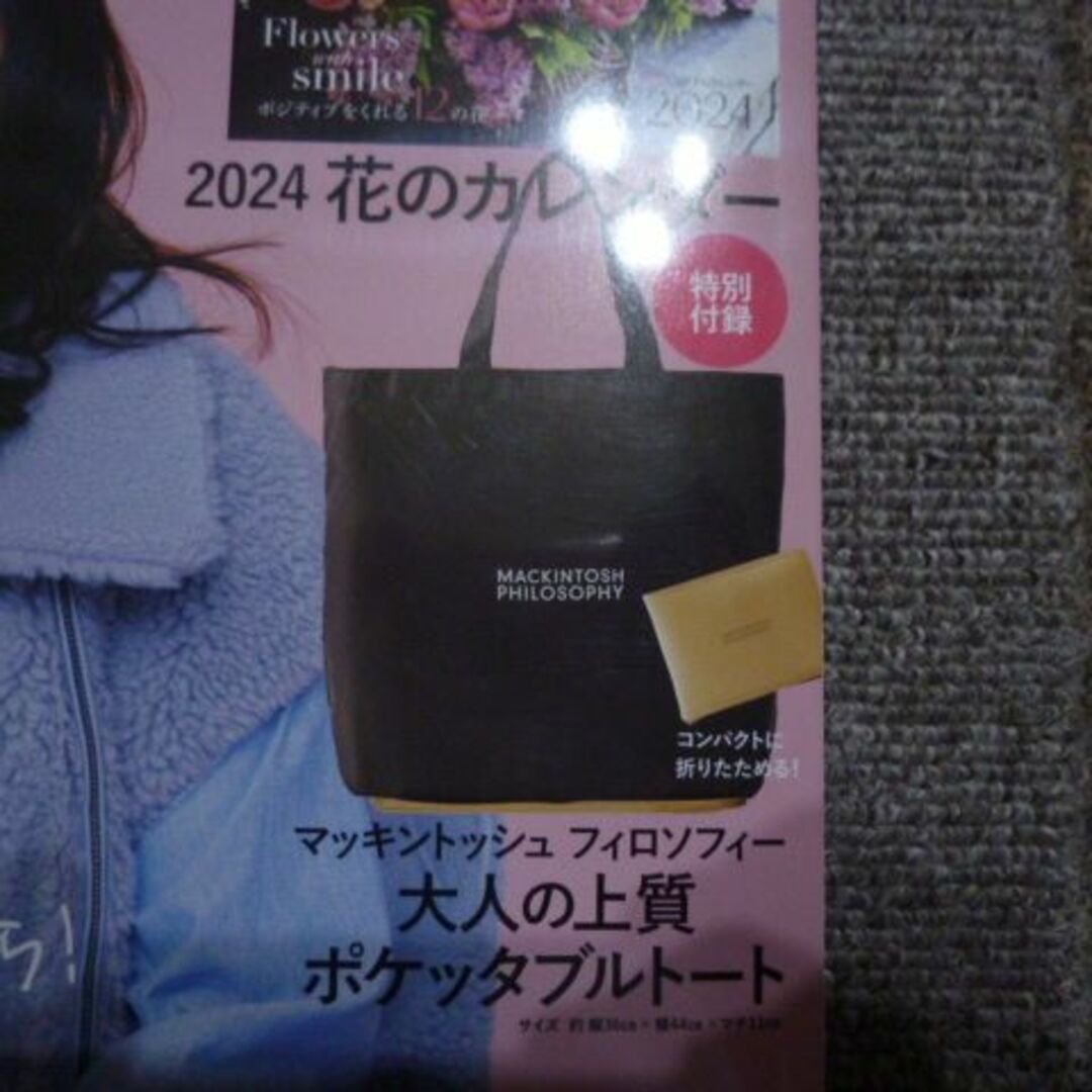 LEEリー1･2月号付録　マッキントッシュ　ポケッタブルトート レディースのバッグ(トートバッグ)の商品写真