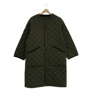 バーブァー(Barbour)のBarbour / バブアー | QUILTED NO COLLAR COAT ノーカラー コート | 10 | カーキ | レディース(その他)