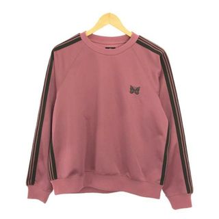 ニードルス(Needles)の【美品】  Needles / ニードルス | 2023SS | Track Crew Neck Shirt - Poly Smooth トラッククルーネック - ポリスムース トレーナー / ユニセックス | XS | ピンク | メンズ(スウェット)