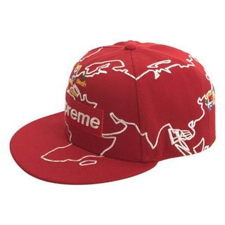 シュプリーム(Supreme)の【新品】  SUPREME / シュプリーム | × new era Wor ldwide box logo / ニューエラ ワールドワイドボックスロゴ ベースボールキャップ 帽子 | 7 3/4 | red | メンズ(その他)