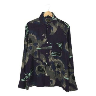 ニードルス(Needles)の【新品】  Needles / ニードルス | × NOMA t.d. ITALIAN COLLAR SHIRT / イタリアンカラーシャツ | M | パープル | メンズ(Tシャツ/カットソー(七分/長袖))