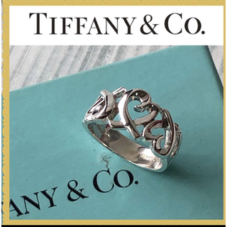 ティファニー(Tiffany & Co.)の美品　仕上げ済　ティファニーラビングハートリング　9号　シルバー925(リング(指輪))