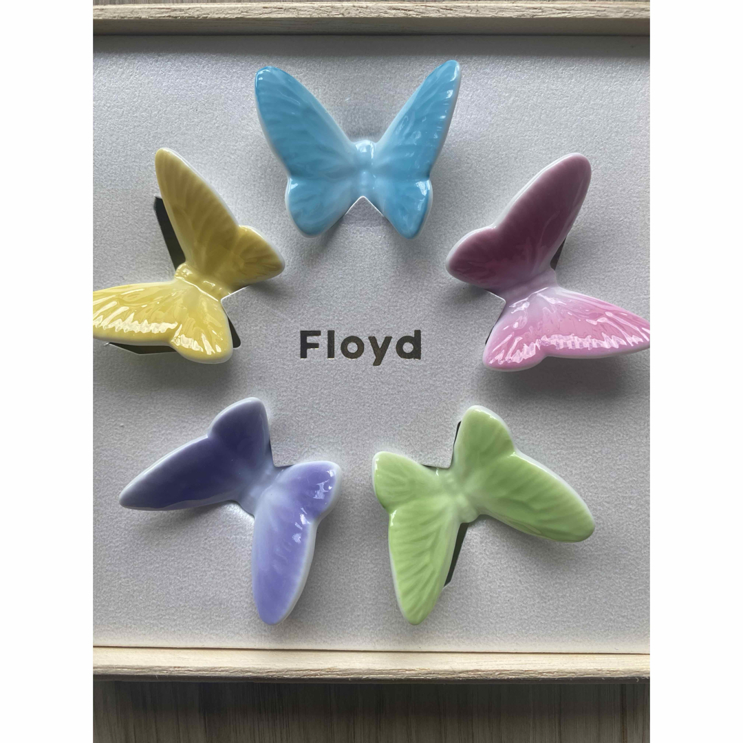 Floyd(フロイド)の【floyd】 バタフライ 箸置き 5個セット インテリア/住まい/日用品のキッチン/食器(テーブル用品)の商品写真