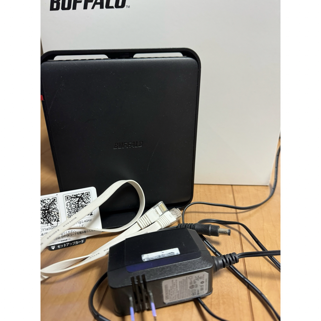 Buffalo(バッファロー)のバッファロー WiFiルーター WHR-1166DHP2 スマホ/家電/カメラのPC/タブレット(PC周辺機器)の商品写真