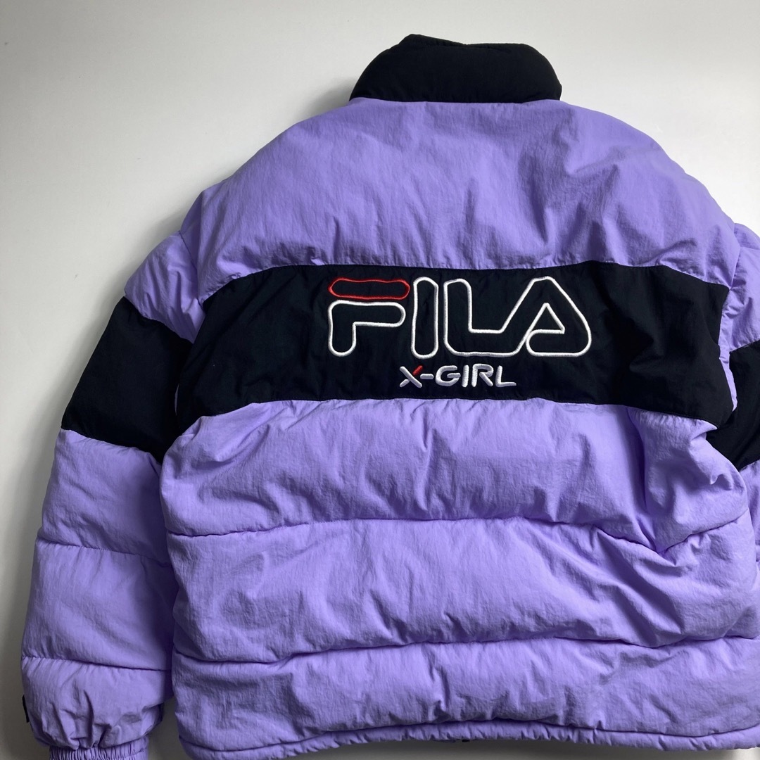 X-girl FILA コラボ　ダウンジャケット　フィラ　エックスガール