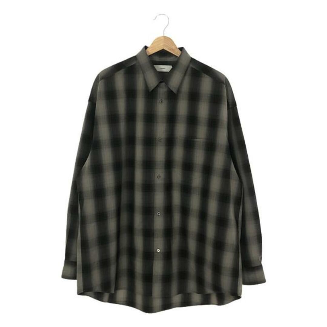 Graphpaper - 【美品】 Graphpaper / グラフペーパー | Ombre Check Oversized Regular Collar Shirt / オンブレチェック オーバーサイズ シャツ | O/S ( ONE SIZE) | グレー | メンズの通販 by KLDラクマ店|グラフペーパーならラクマ Graphpaper - 【美品】 Graphpaper / グラフペーパー | Ombre Check Oversized Regular Collar Shirt / オンブレチェック オーバーサイズ シャツ | O/S ( ONE SIZE) | グレー | メンズの通販 by KLDラクマ店|グラフペーパーならラクマ